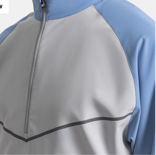 Footjoy Zephyr SS Windshirt Blue/Grey