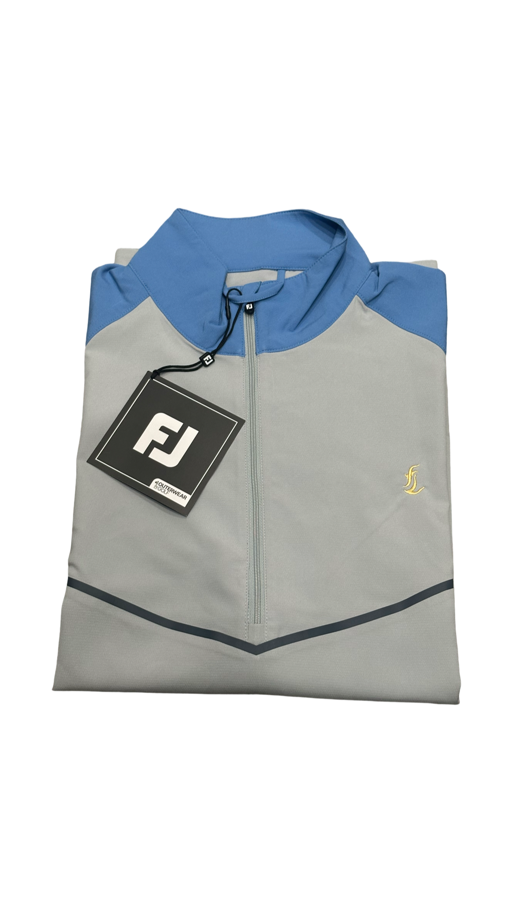 Footjoy Zephyr SS Windshirt Blue/Grey